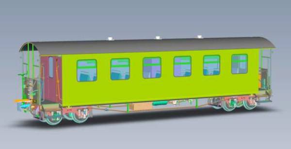 Kiss 700206 - Personenwagen BC4i der HSB, Rekowagen